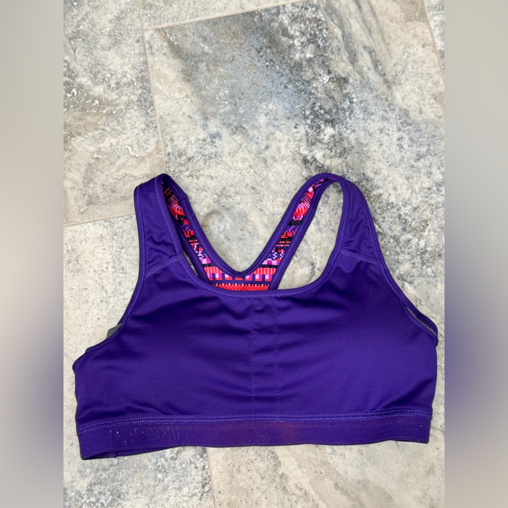 Nike Women's Purple and Pink Athletic Shorts Set - Picture 4 of 7